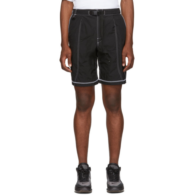 john elliott high shrunk nylon cargo pants