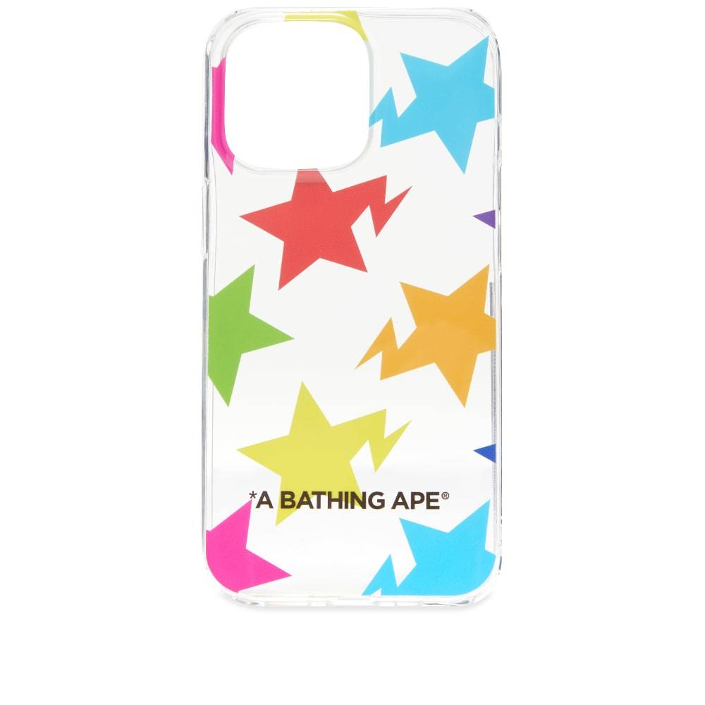 Photo: A Bathing Ape Sta Pattern iPhone 13 Pro Clear Case