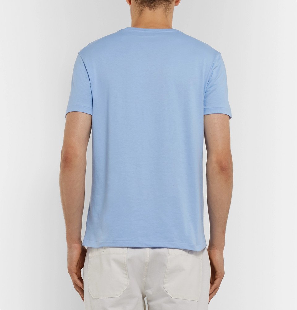 Polo Ralph Lauren - Cotton-Jersey T-Shirt - Men - Light blue Polo Ralph  Lauren