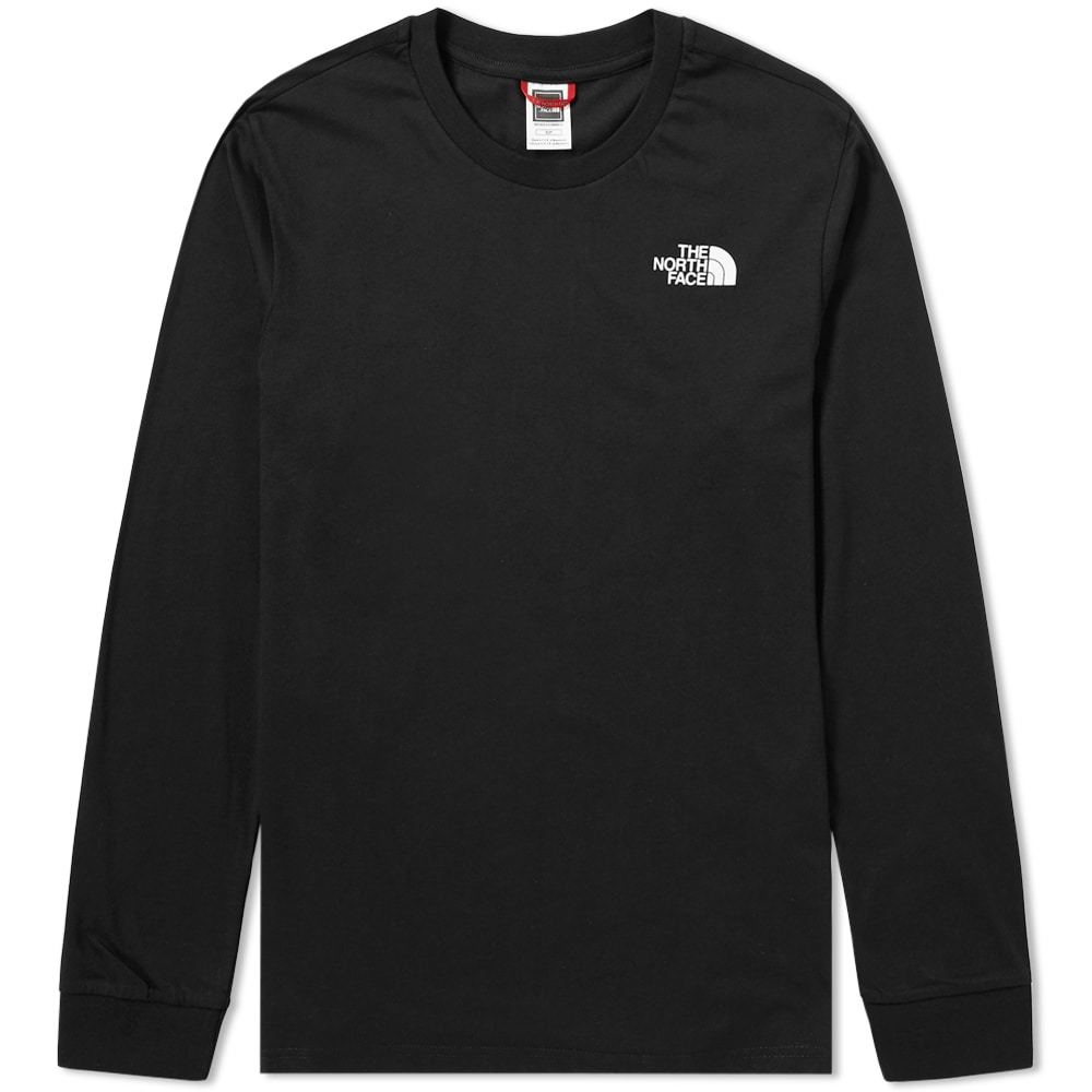 The North Face Long Sleeve Simple Dome Tee Black The North Face