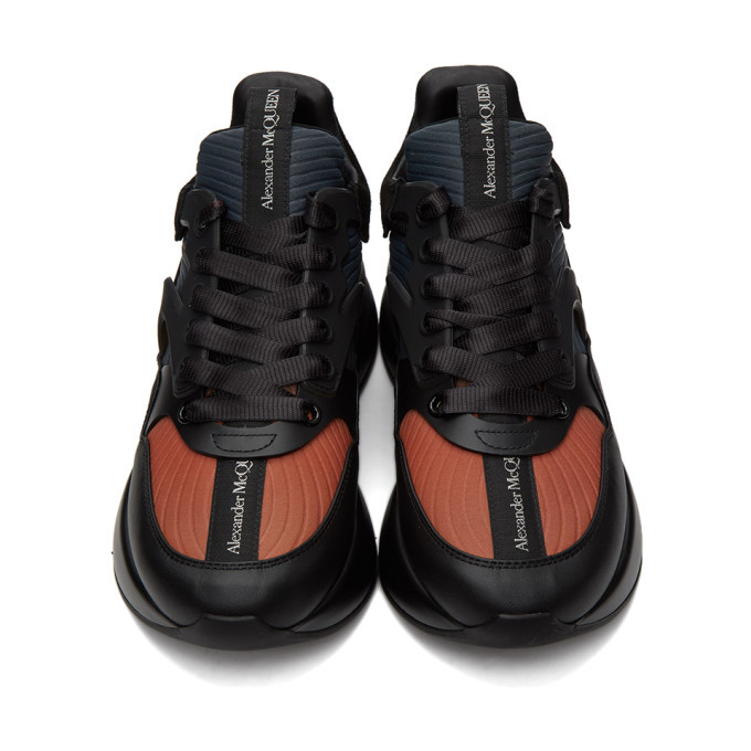 orange and black alexander mcqueen