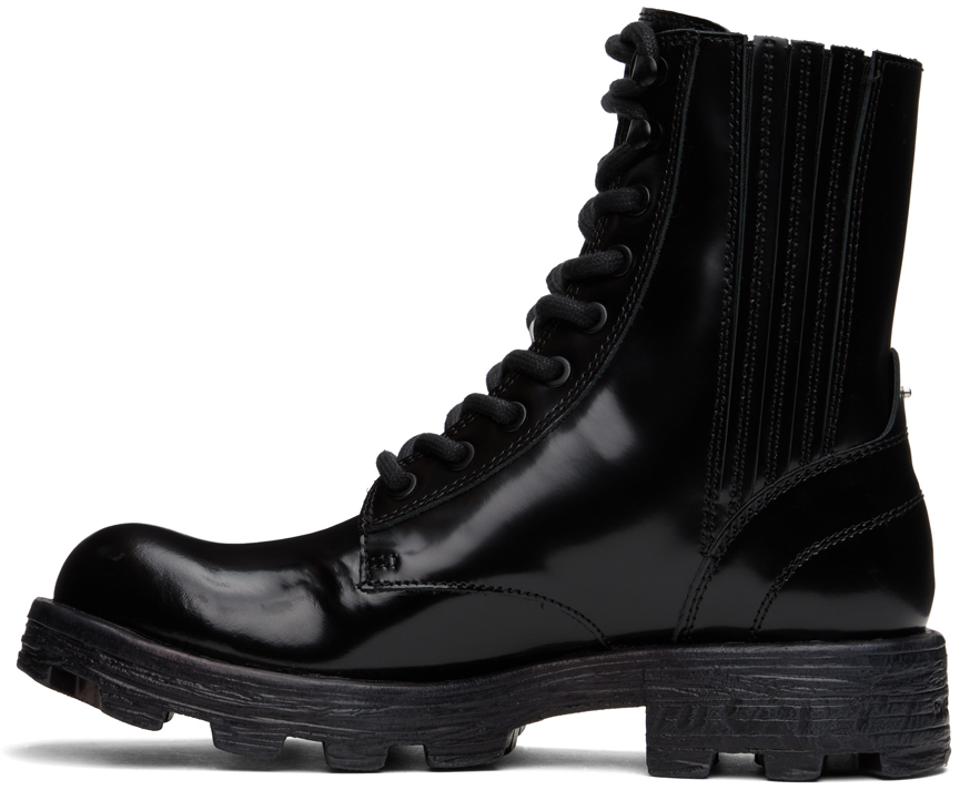 Diesel Black DHammer Boots Diesel