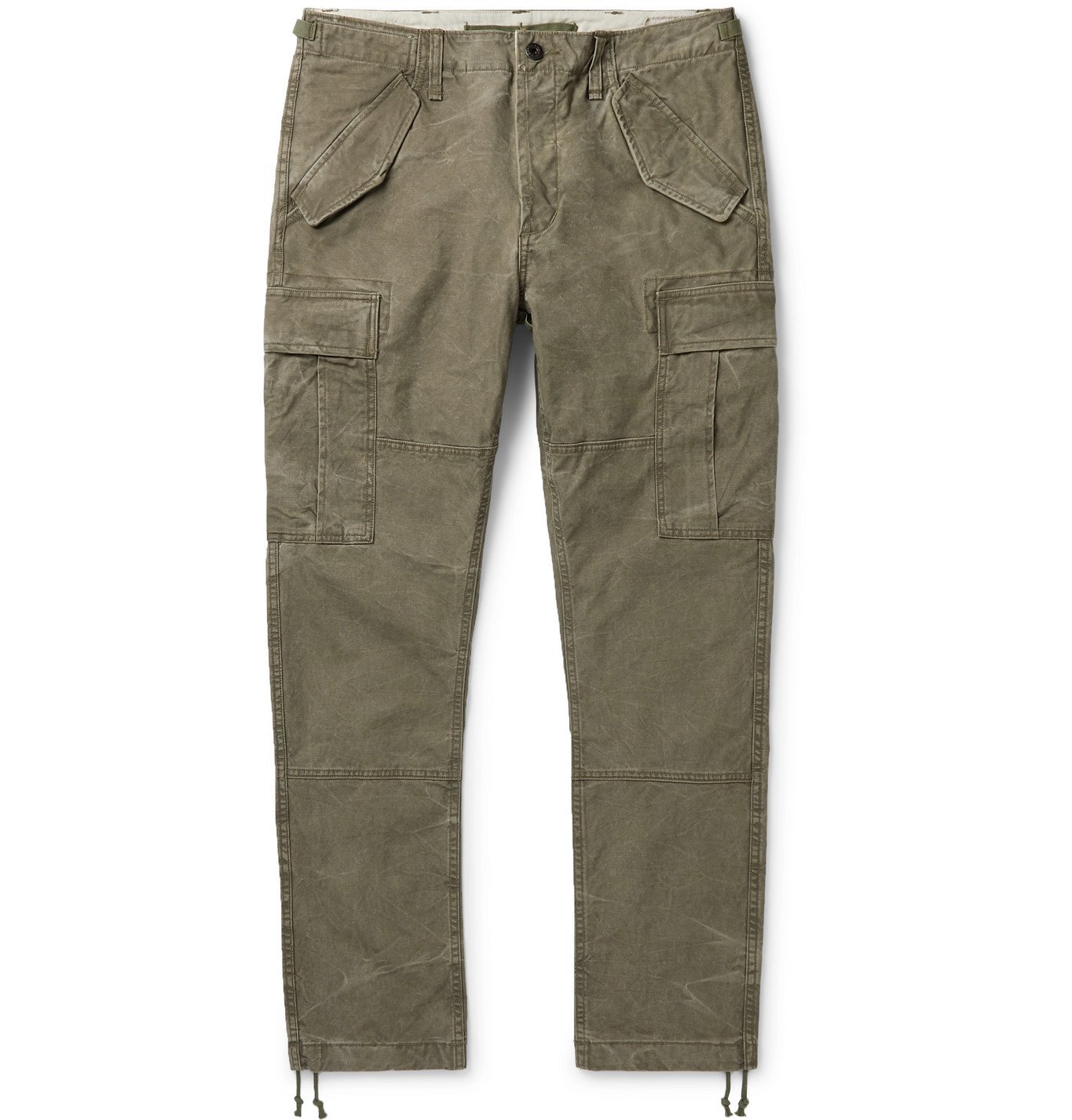 Polo Ralph Lauren - Slim-Fit Cotton-Ripstop Cargo Trousers - Green Polo  Ralph Lauren