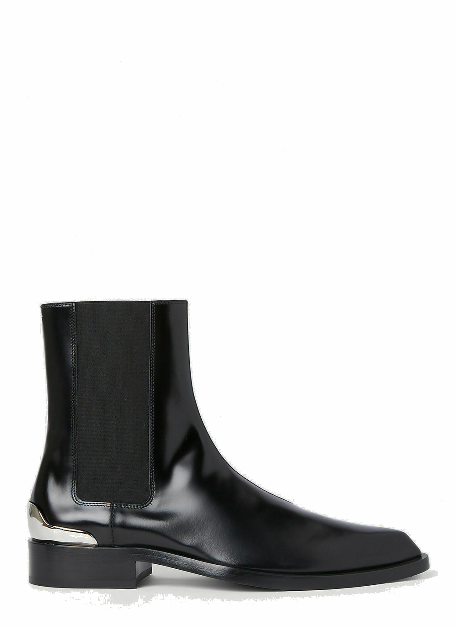 Photo: Jil Sander - Pointed Chelsea Boots in Black