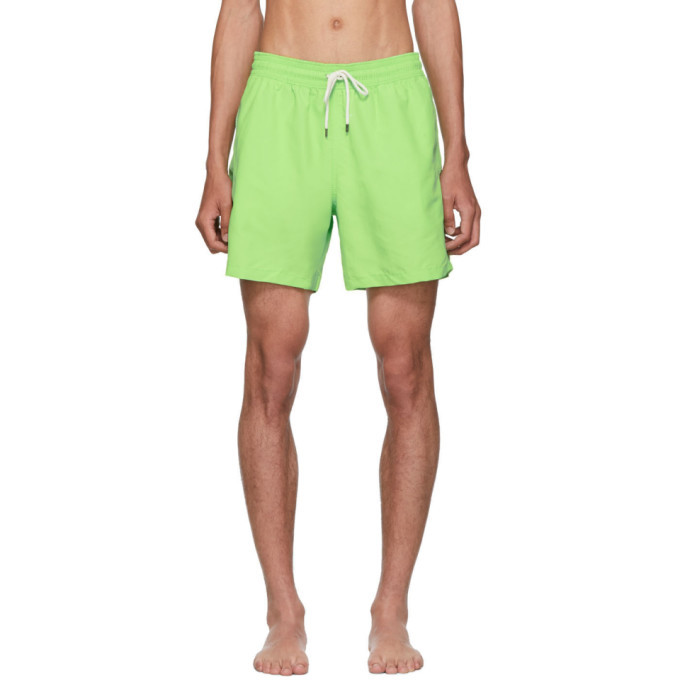ralph lauren green swim shorts