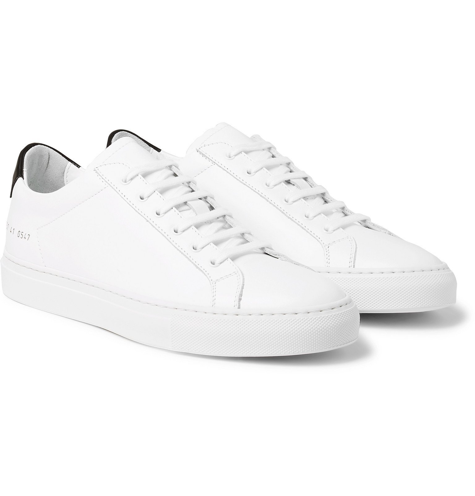 common projects achilles retro leather sneakers