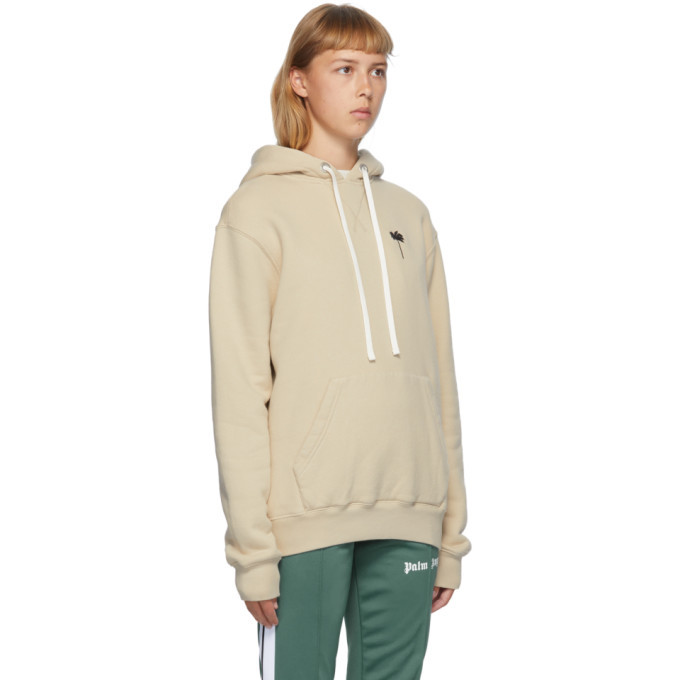 Palm Angels Beige PXP Hoodie Palm Angels