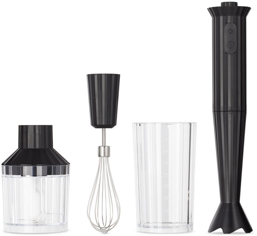 Alessi Black Plissé Electric Hand Blender Alessi