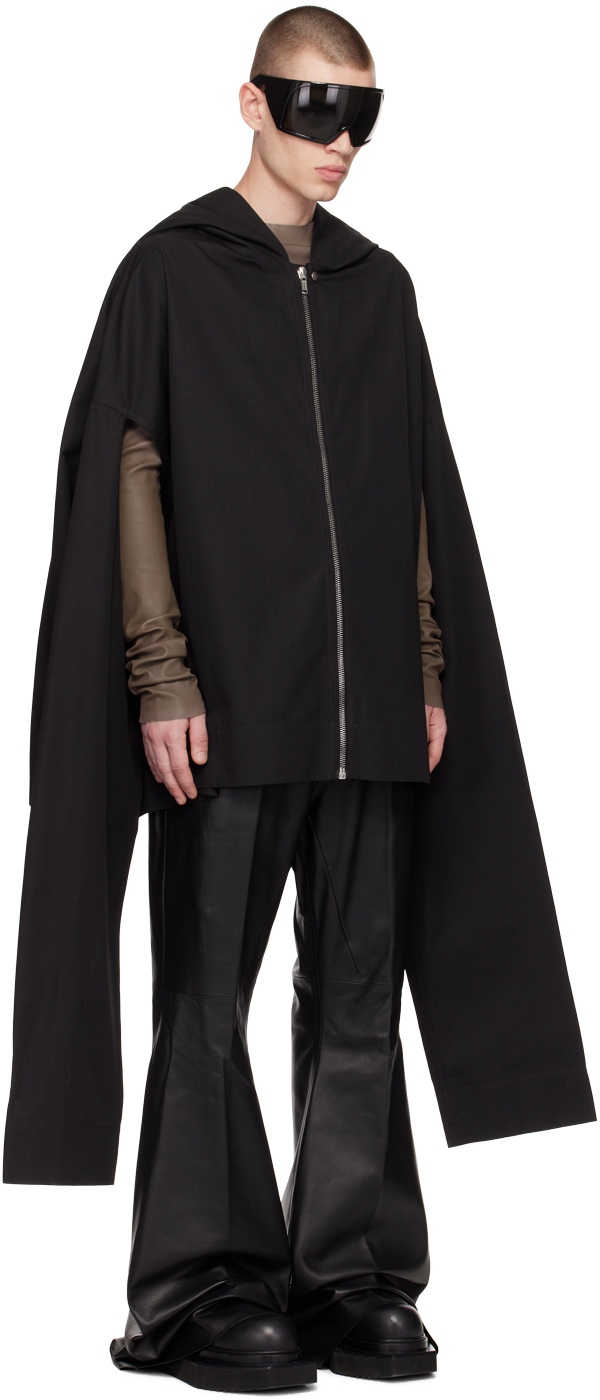 Rick Owens Black Flyproof Jacket Rick Owens