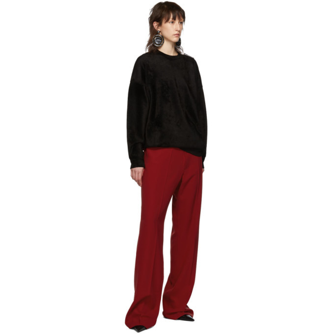 balenciaga pants womens red