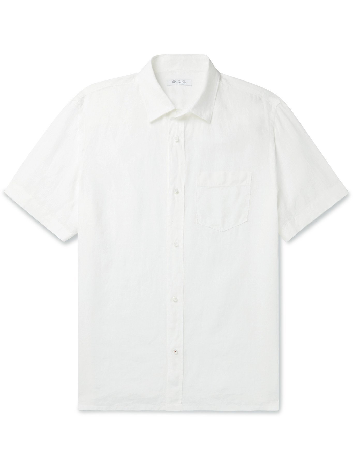 LORO PIANA - Linen Shirt - White Loro Piana