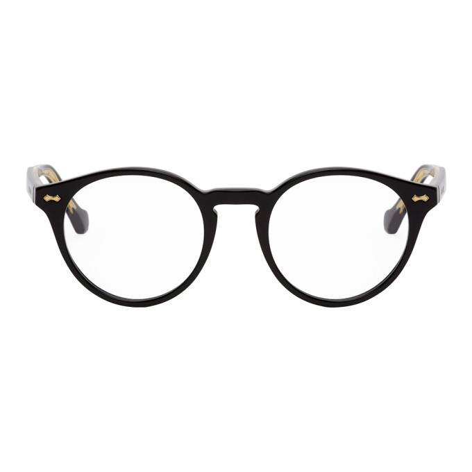 gucci black round glasses