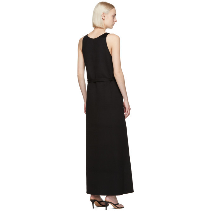 Toteme Black Double Wool Tank Dress Toteme