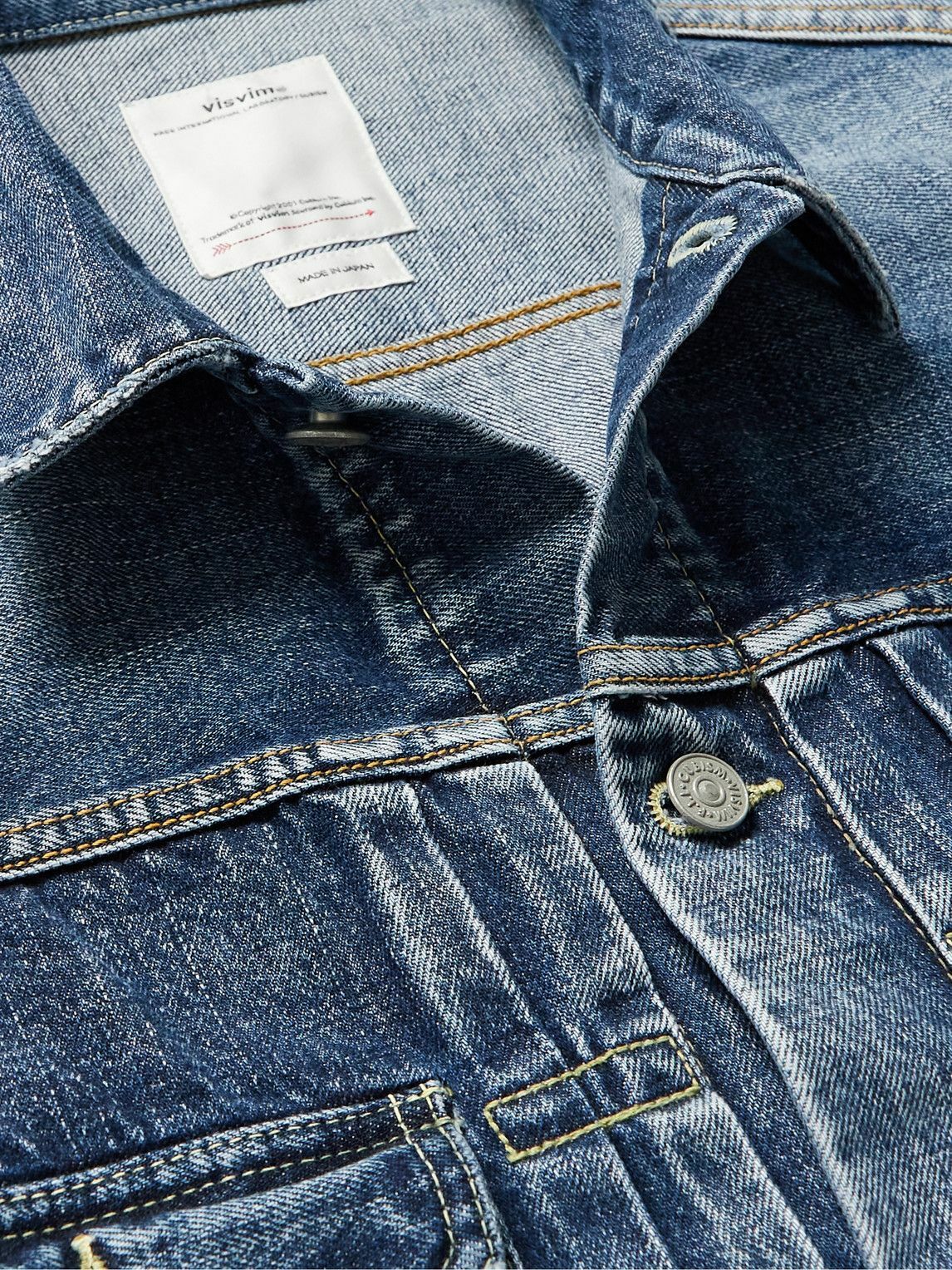 Visvim - Social Sculpture Denim Trucker Jacket - Blue Visvim