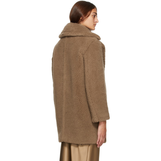 Max Mara Brown Wool Orchis Coat Max Mara