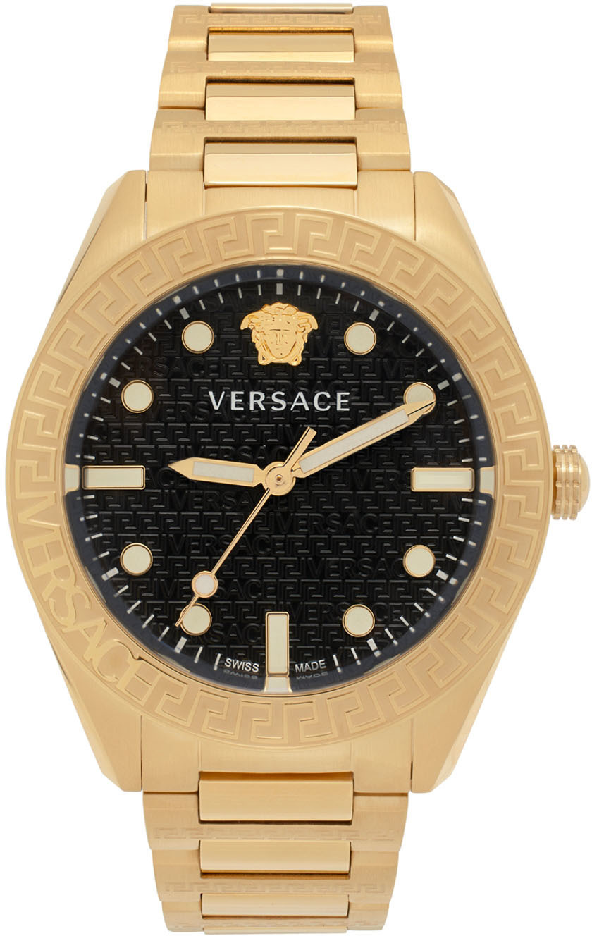 23SS NEW】VERSACE_men / GRECA DOME CHRONO 腕時計 / 2色 (VERSACE