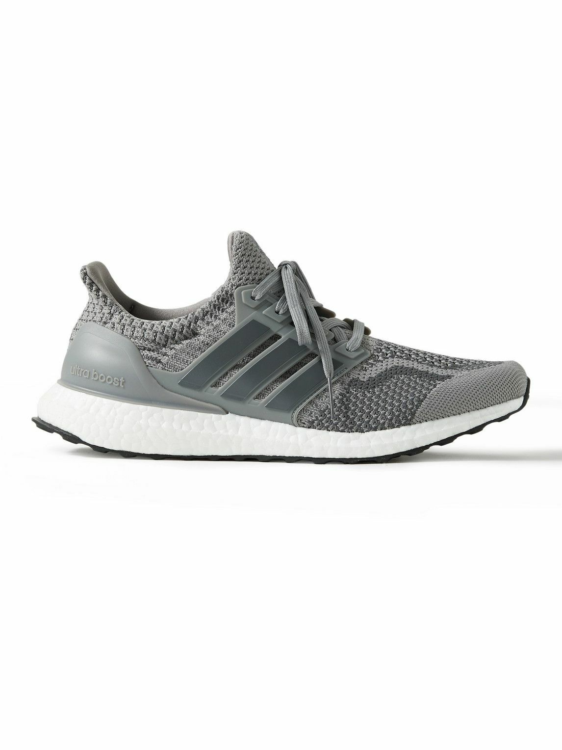 Photo: adidas Sport - Ultraboost 5.0 DNA Rubber-Trimmed Primeknit Running Sneakers - Gray
