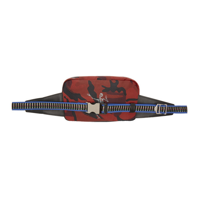 Alexander McQueen Burgundy Urban Bum Fanny Pack Alexander McQueen