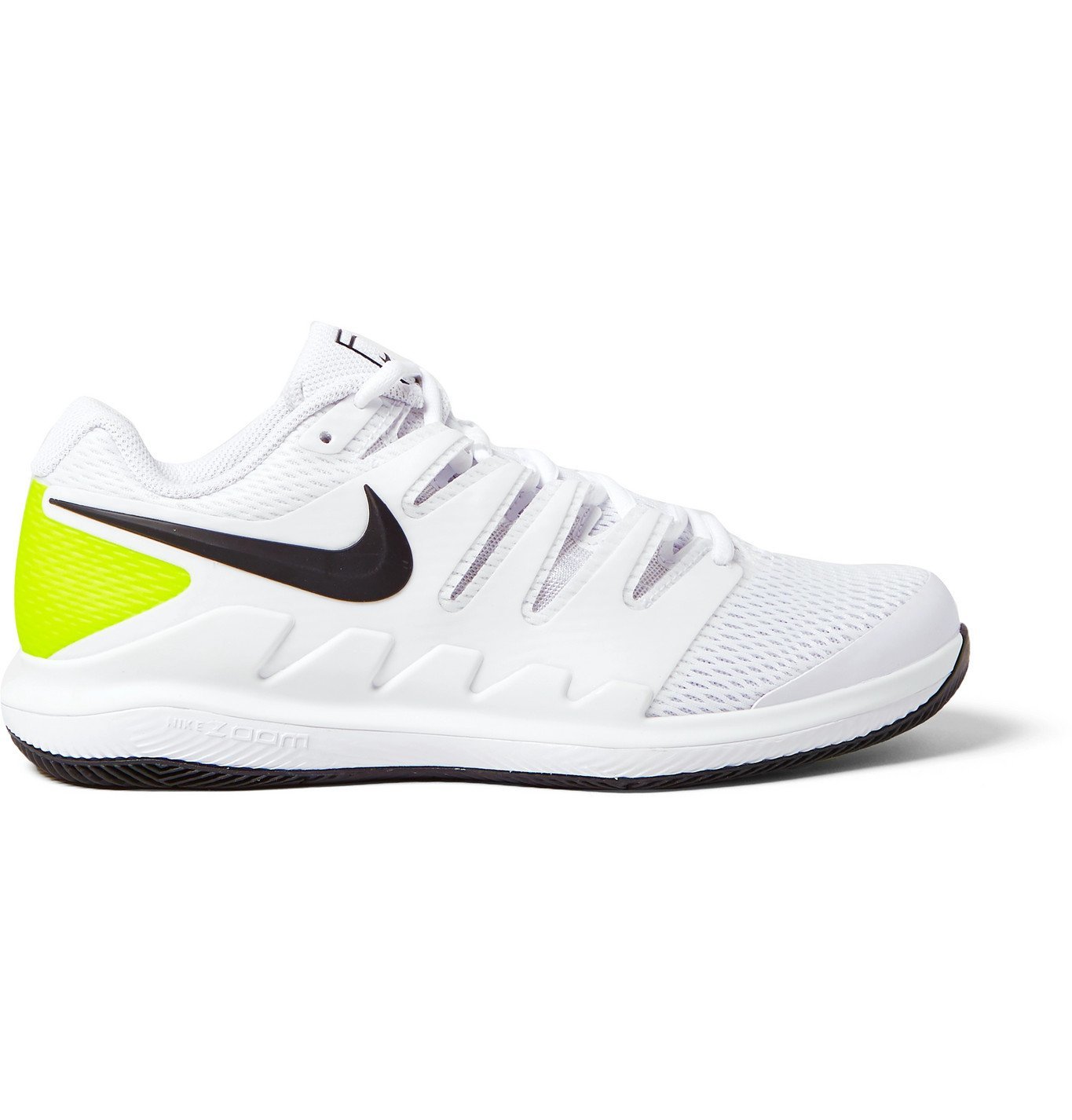 Nike Tennis - Air Zoom Vapor X Rubber and Mesh Tennis Sneakers - White 