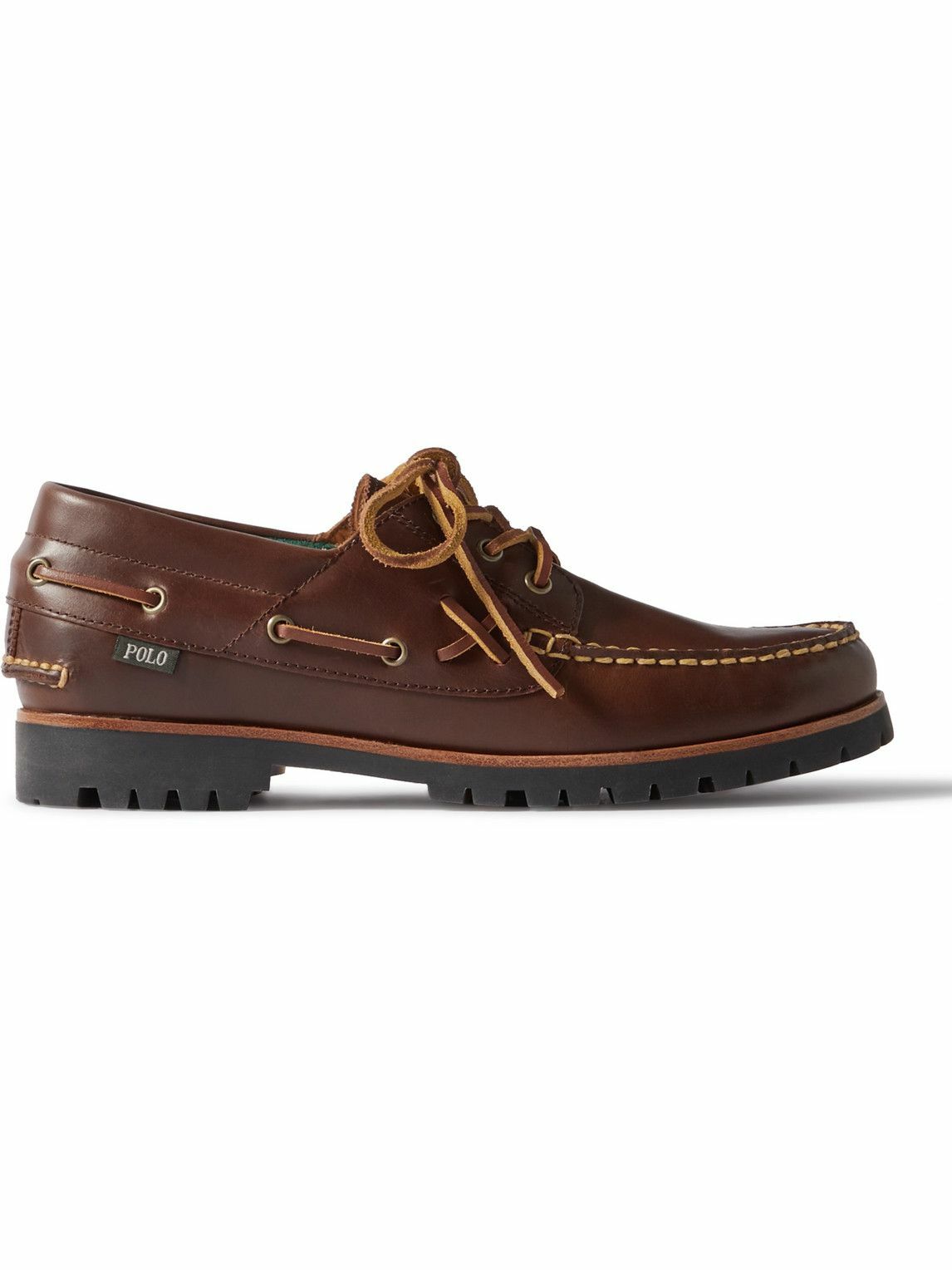 Polo Ralph Lauren - Ranger Deck Leather Boat Shoes - Unknown Polo Ralph ...