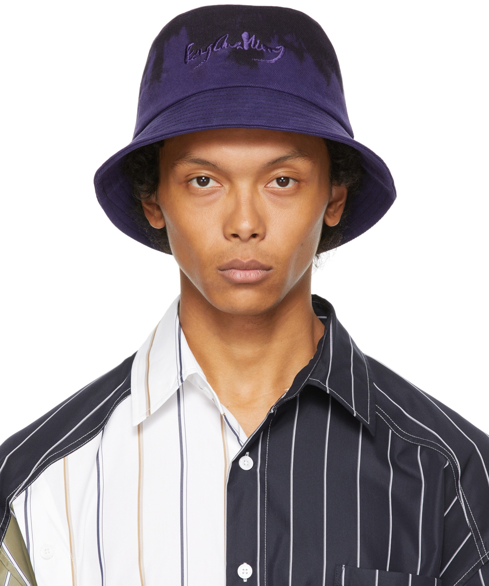 Black Tie Dye Bucket Hat Feng Chen Wang
