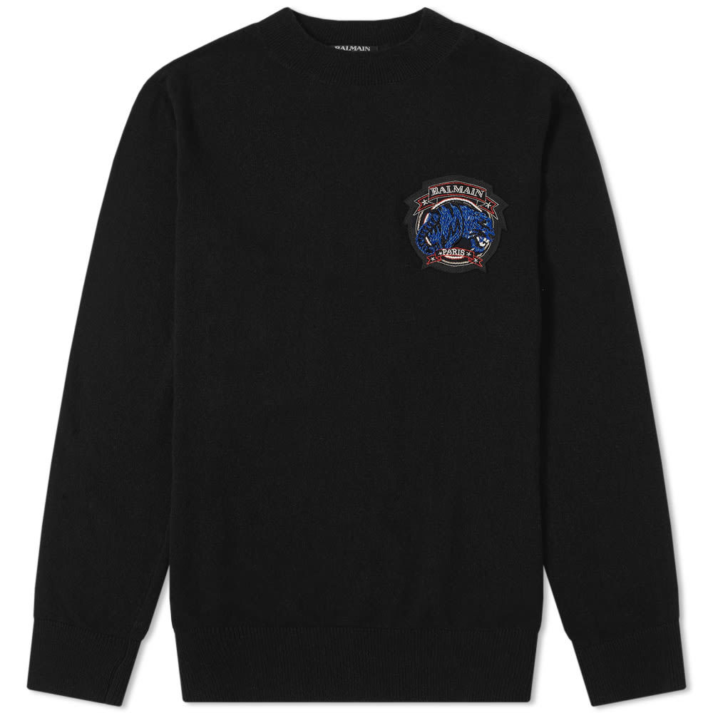 Balmain Tiger Badge Knit Balmain