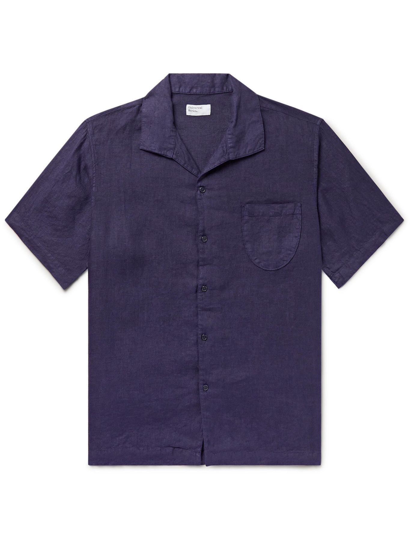 UNIVERSAL WORKS - Linen Shirt - Blue Universal Works