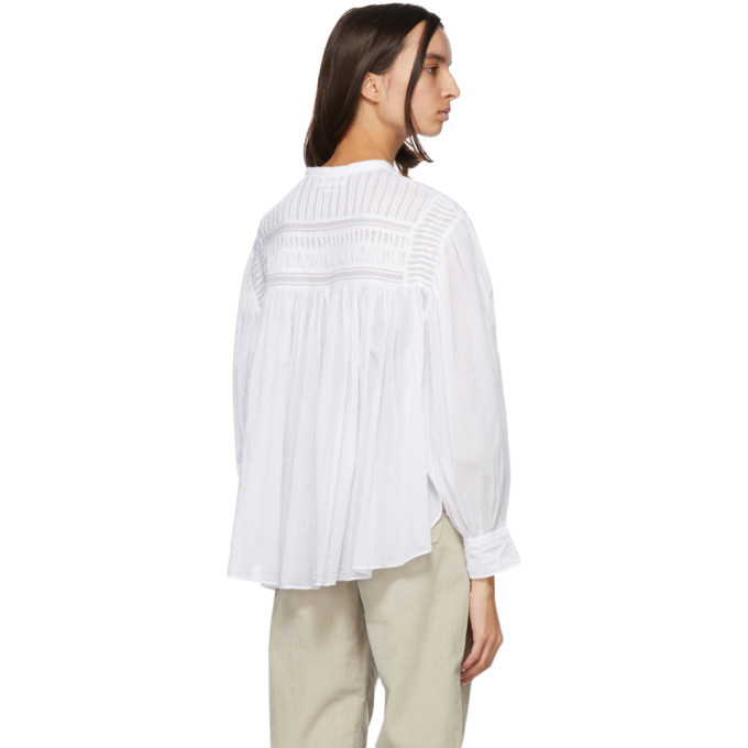 Isabel Marant Etoile White Plalia Shirt