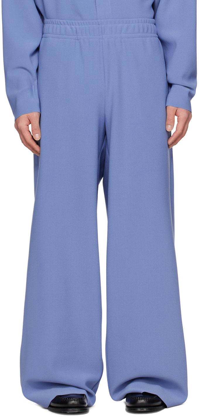 Photo: Birrot Blue Drawstring Lounge Pants