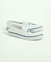 Brooks Brothers Sperry x "Crest" Slip On Shoes | White