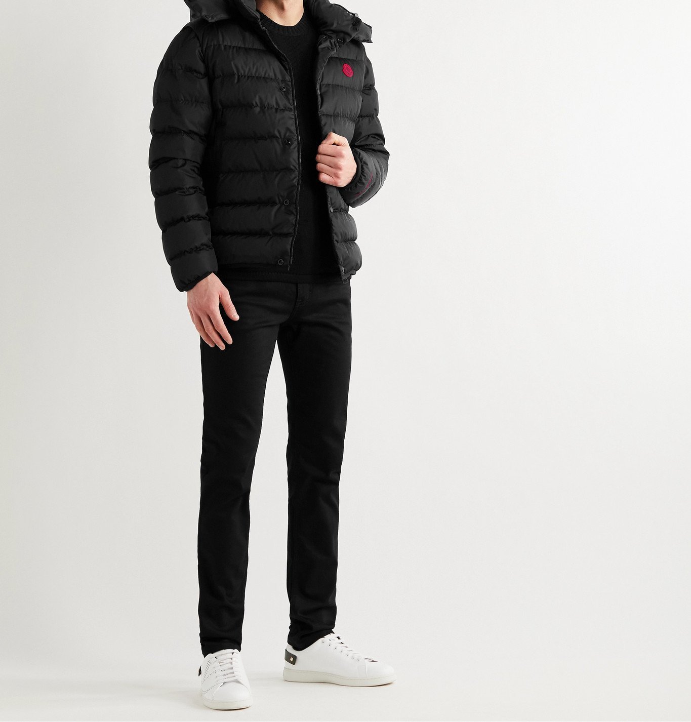 MONCLER - Dabos Convertible Logo-Appliquéd Quilted ECONYL Hooded Down ...