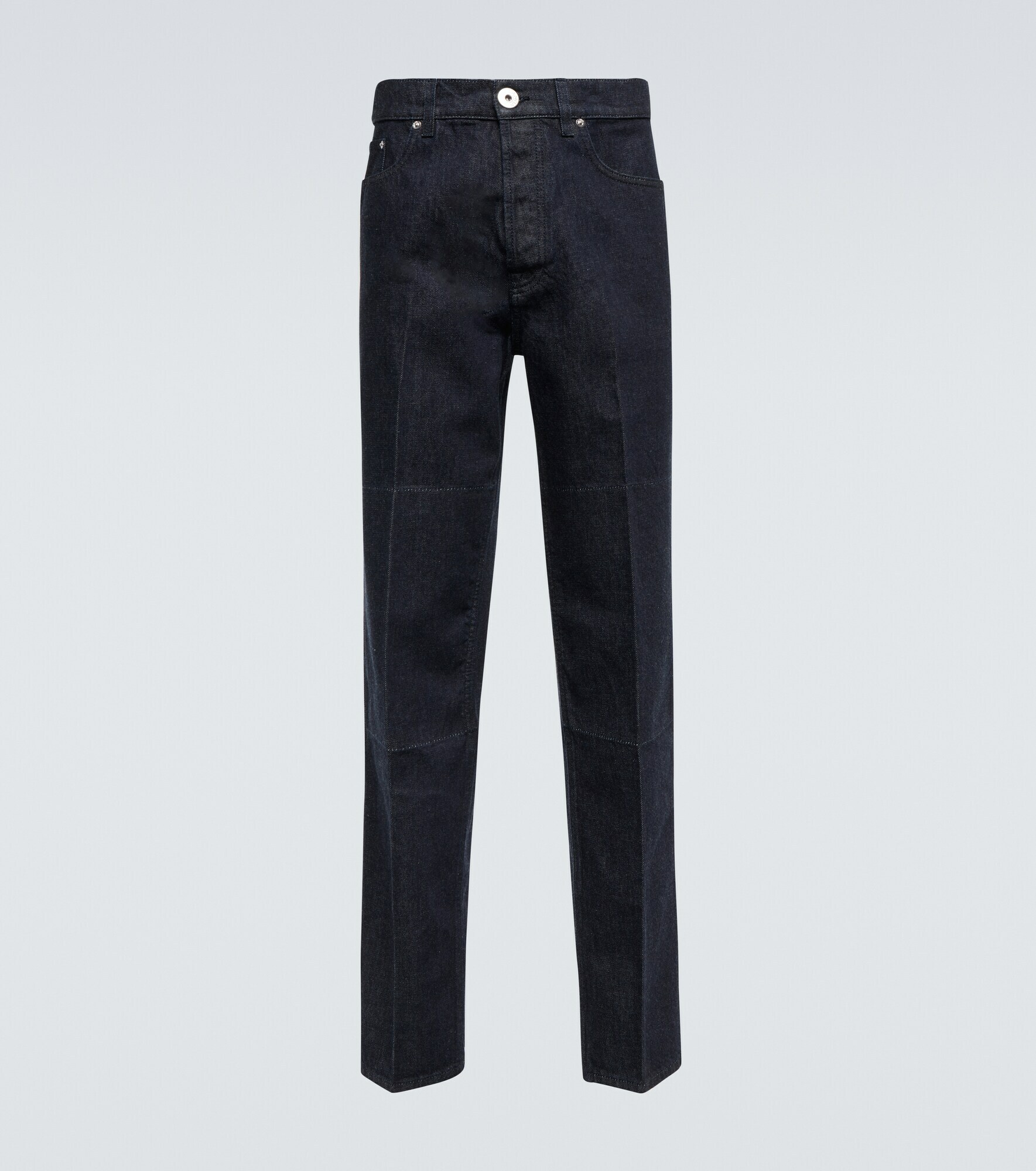 Pantalon Jeans Lanvin Paris Taille 42 - Coupe évasée, Bleu Marine, Neuf Avec étiquettes (valeur 465€)