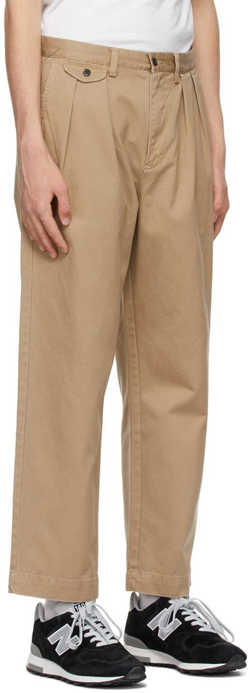 Polo Ralph Lauren Tan Twill Heritage Trousers Polo Ralph Lauren