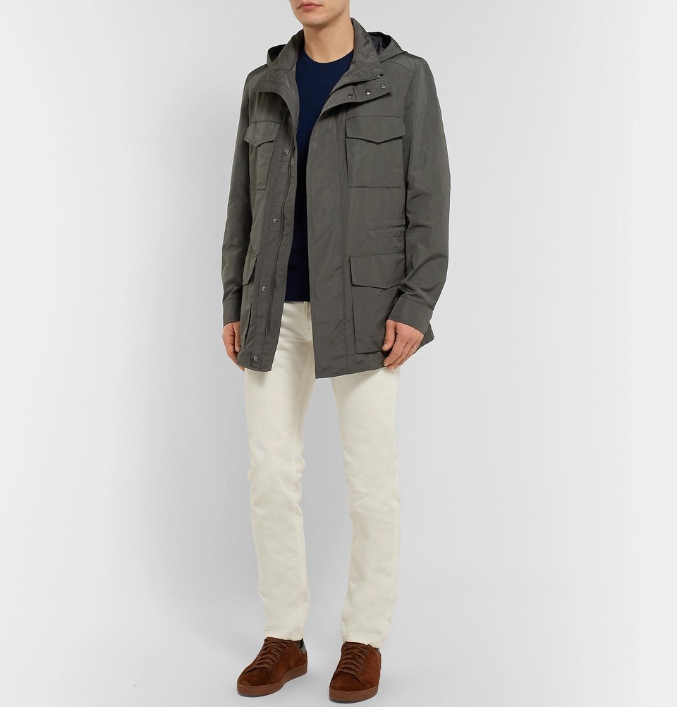 Brioni - Shell Hooded Field Jacket with Detachable Quilted Gilet - Men ...