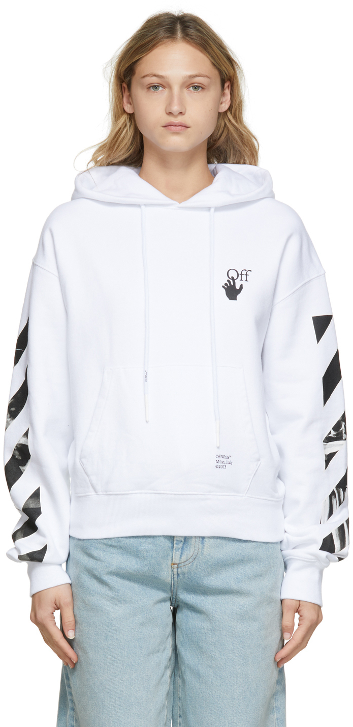 off white caravaggio arrow hoodie