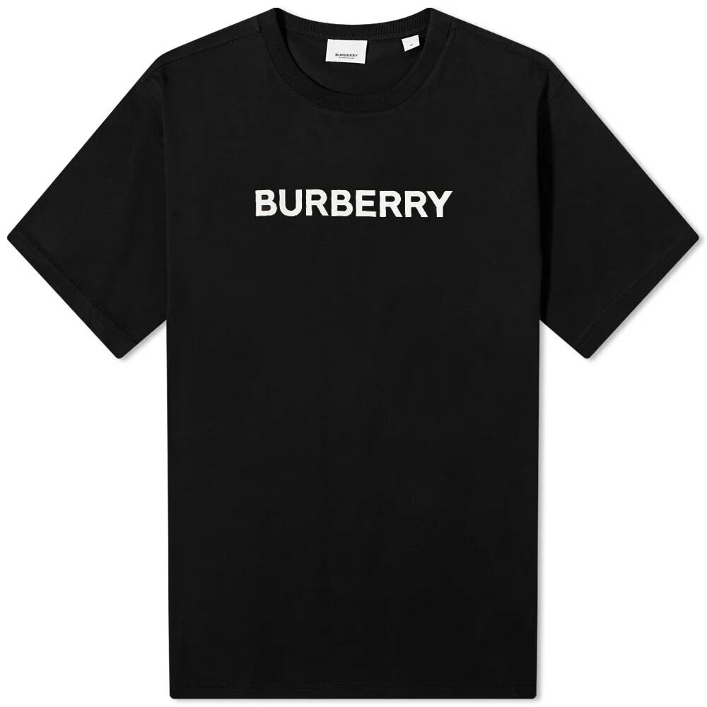 Burberry Men's Harriston Logo T-Shirt in Black Burberry