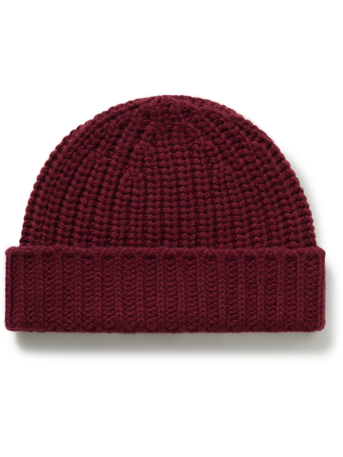 Johnstons of Elgin Ribbed Cashmere Beanie Johnstons of Elgin