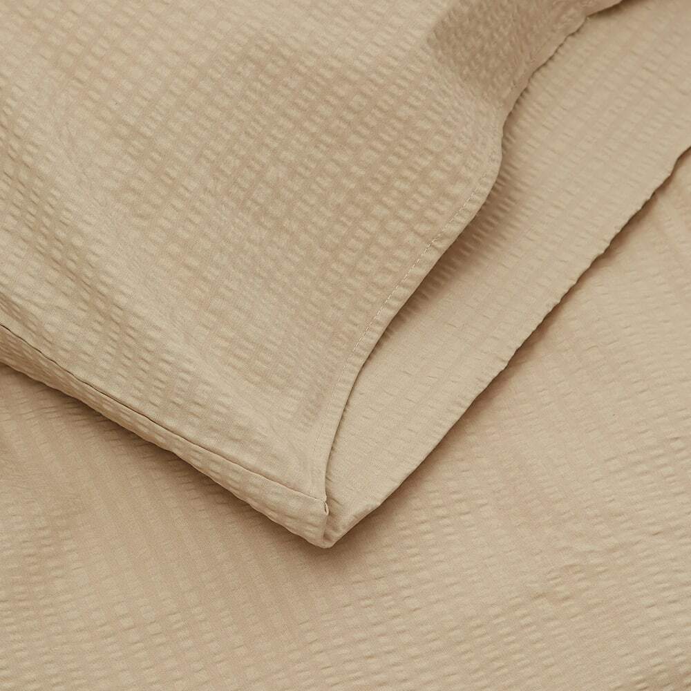 Crisp Sheets Double Duvet Set in Sand Stone Crisp Sheets