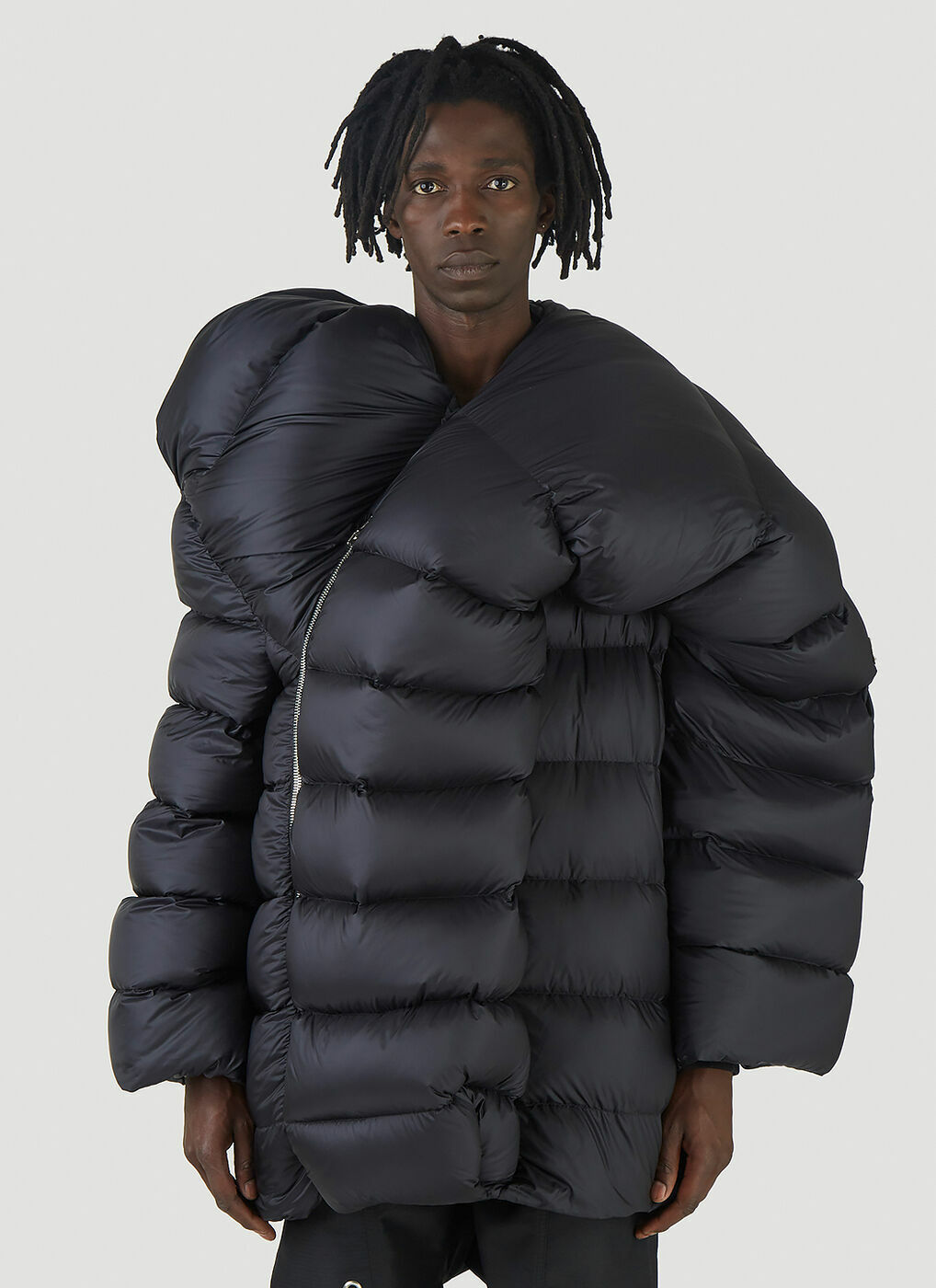 Moncler x Rick Owens - Exaggerated Padded Jacket in Black