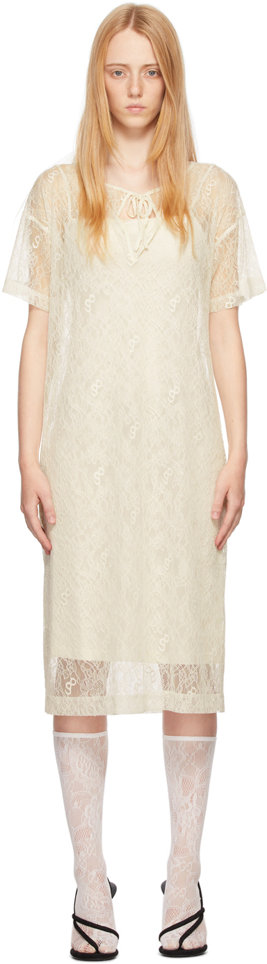 Saks white dress Clearance