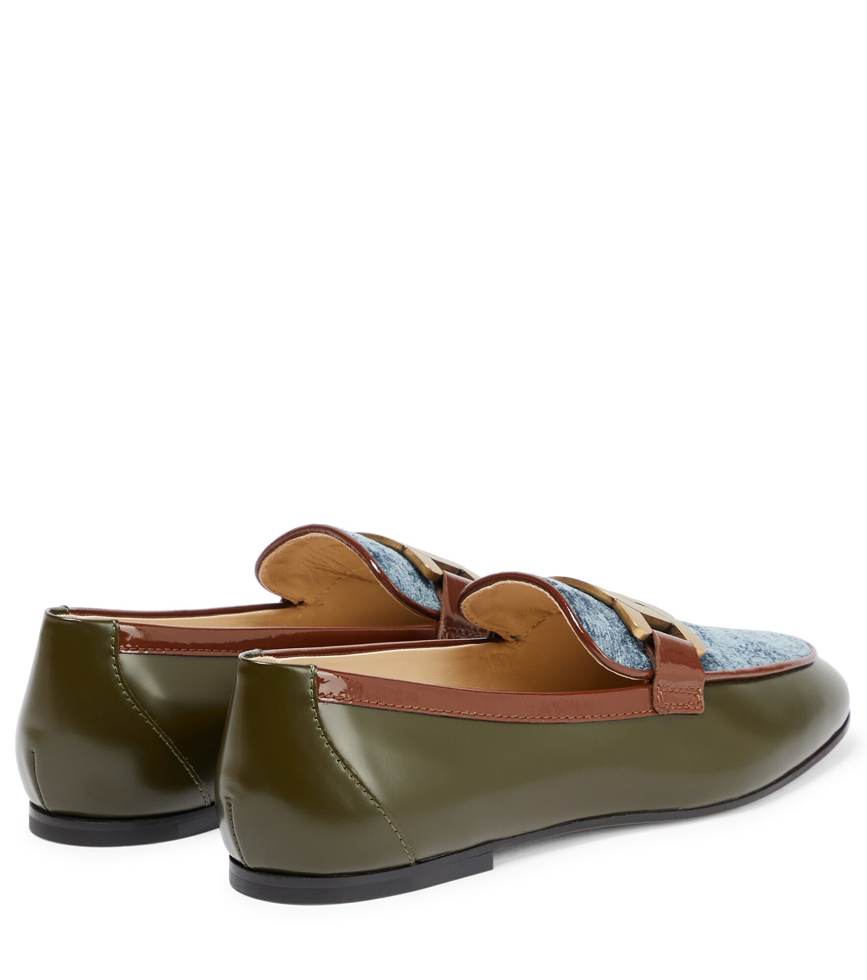 tod's kate leather loafers