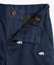 Brooks Brothers Boys Cotton-Blend Embroidered Pants | Navy
