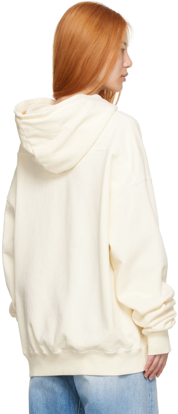 Rhude OffWhite Cotton Hoodie Rhude