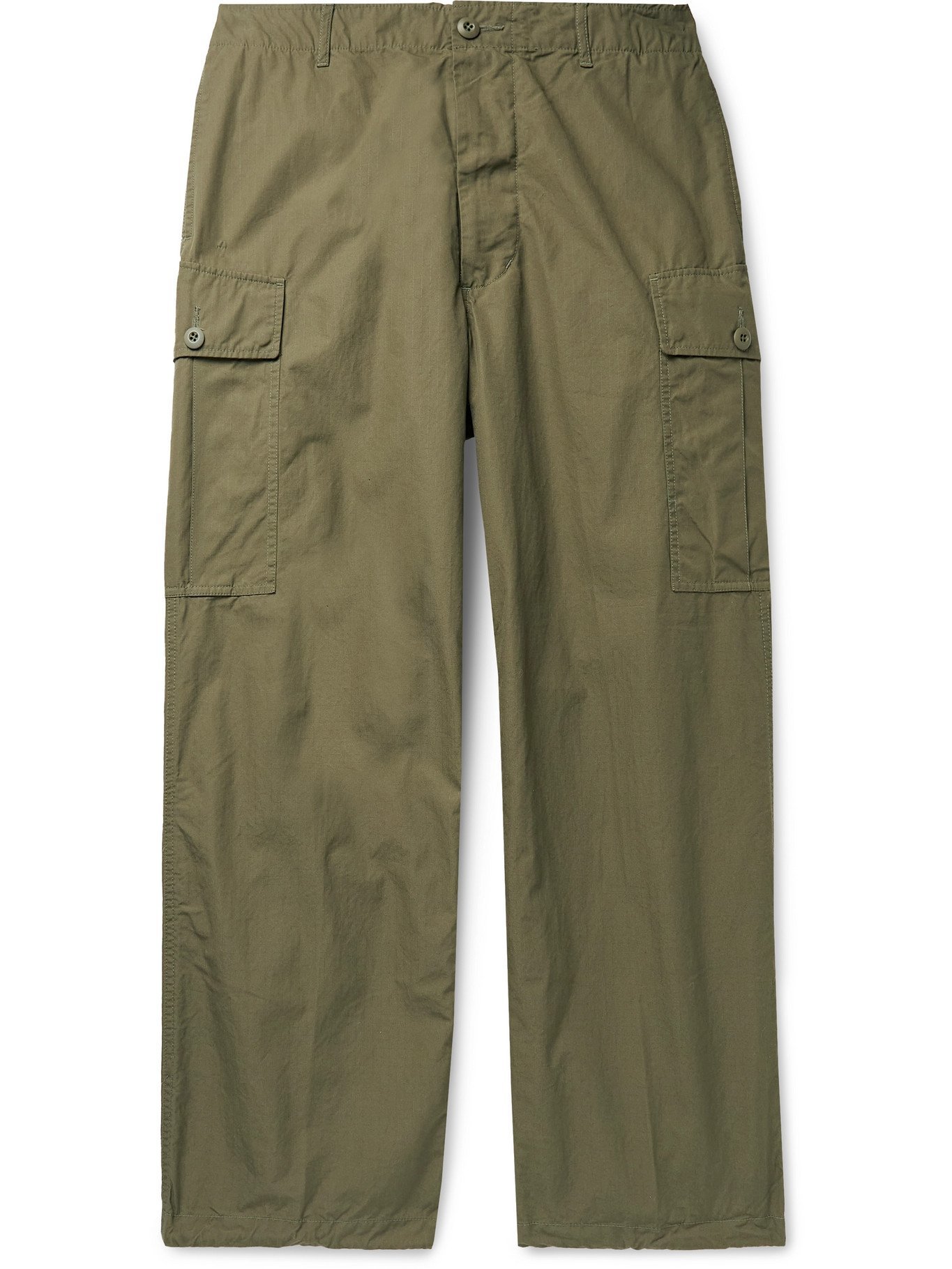 BEAMS PLUS - Cotton-Ripstop Cargo Trousers - Green - M Beams Plus