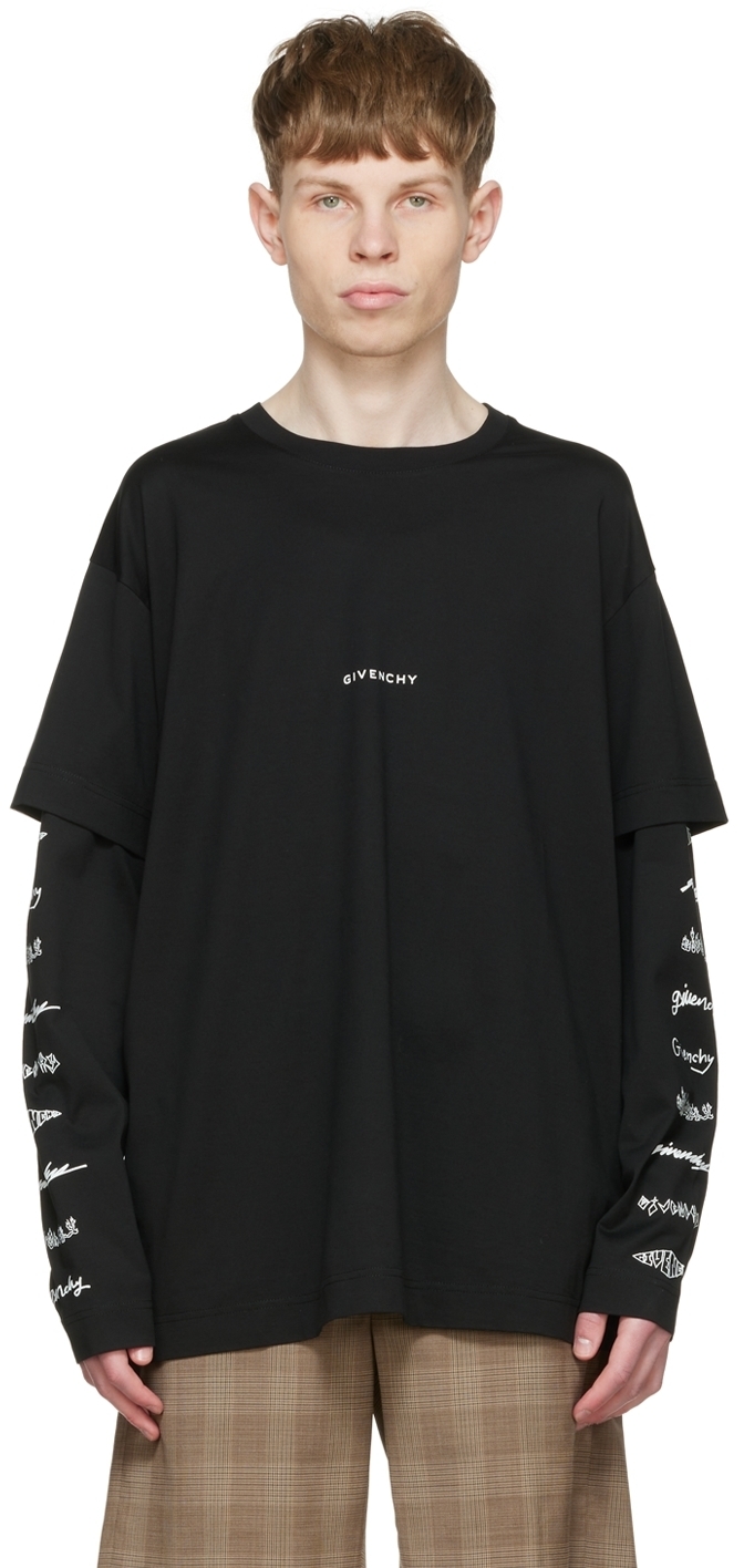 Givenchy Black Cotton T-Shirt Givenchy