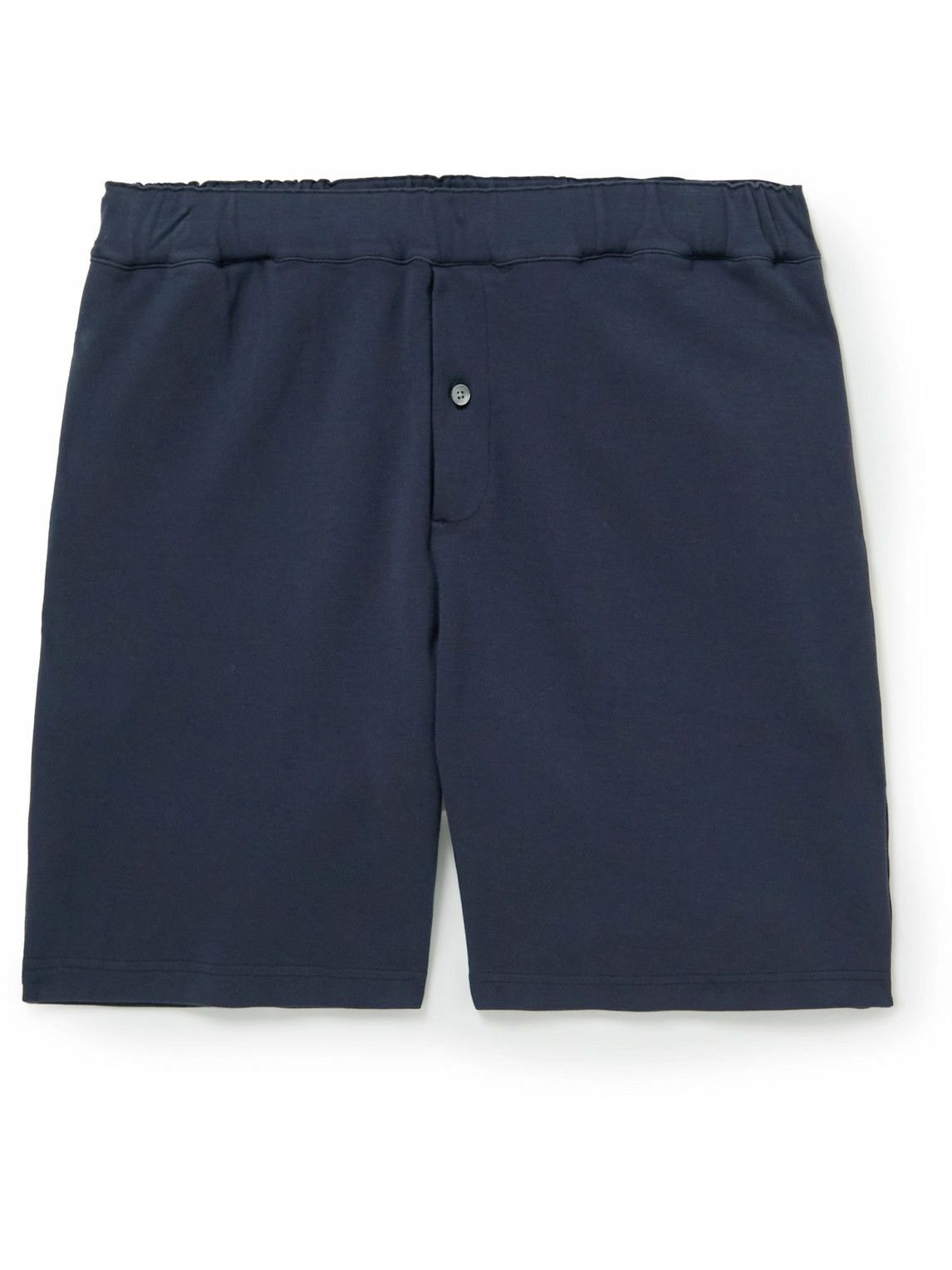 Mr P. CottonJersey Pyjama Shorts Blue Mr P.
