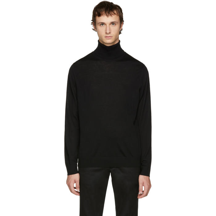 Paul Smith Black Merino Turtleneck Paul Smith