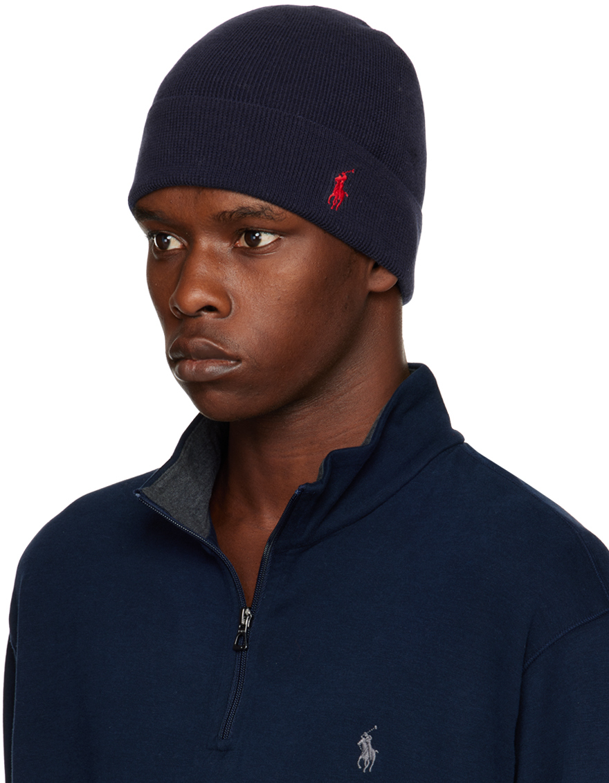 Polo Ralph Lauren Navy Lightweight Beanie Polo Ralph Lauren