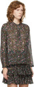 Isabel Marant Etoile Brown Floral Maria Shirt