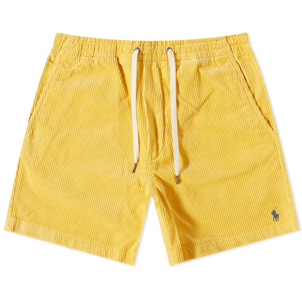 Polo Ralph Lauren Men's Cord Prepster Shorts in Beach Yellow Polo Ralph
